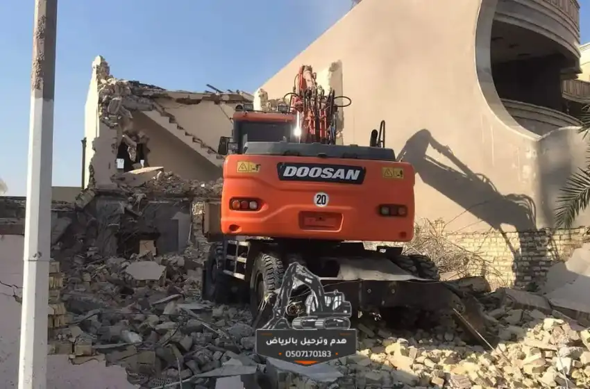 هدم مقابل السكراب الخبر